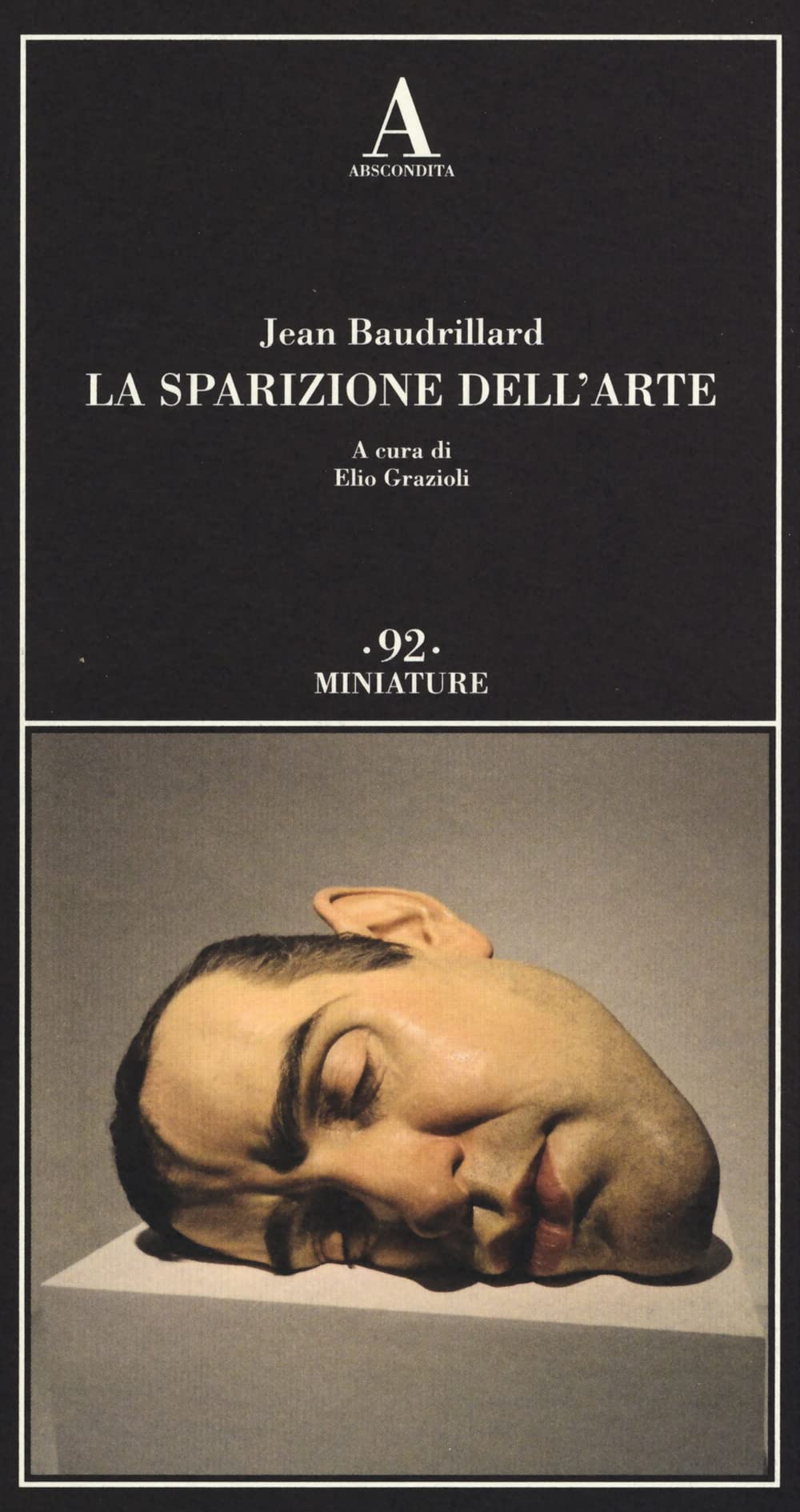 La sparizione dell'arte book