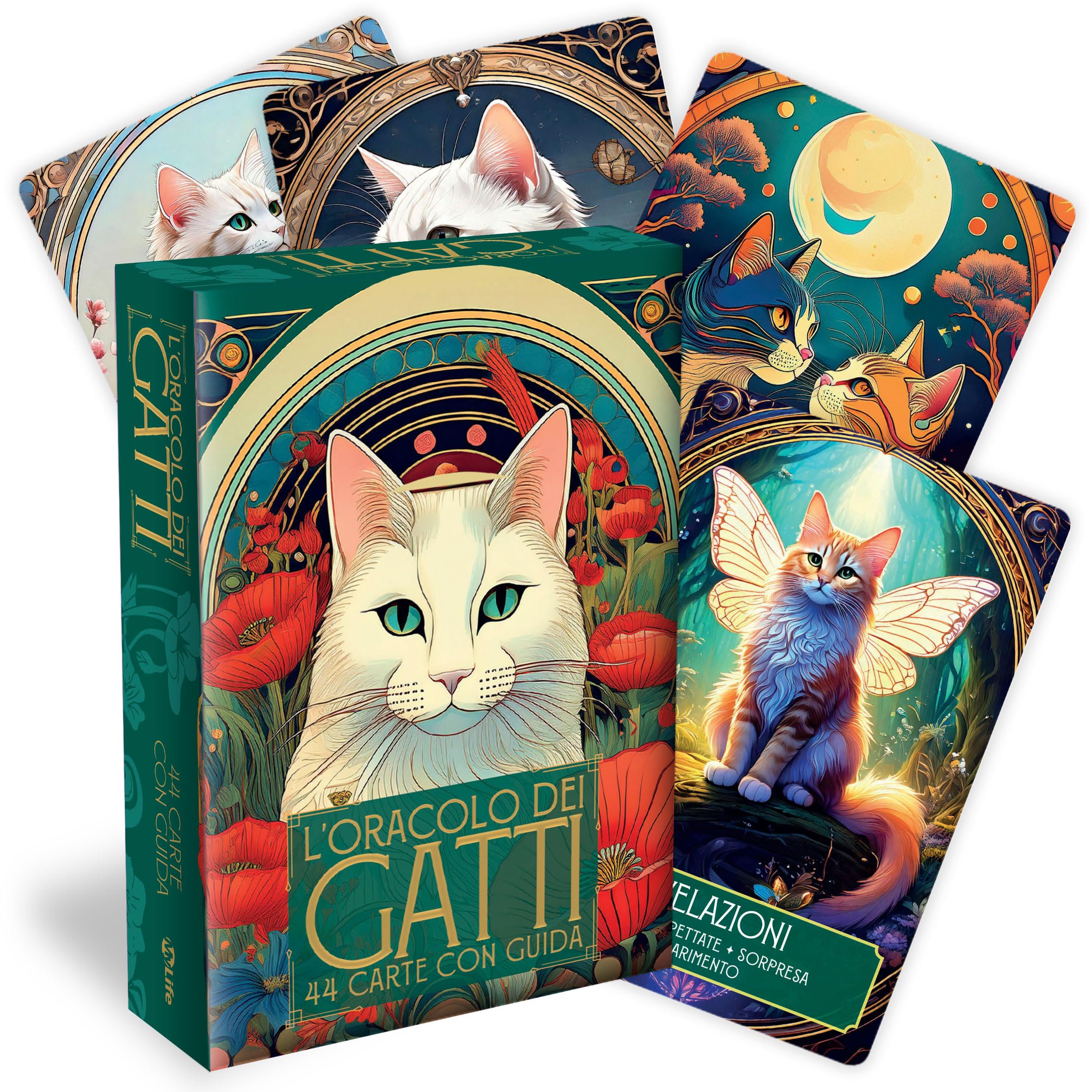 L'oracolo dei gatti. 44 carte. Con guida illustrata Pets
