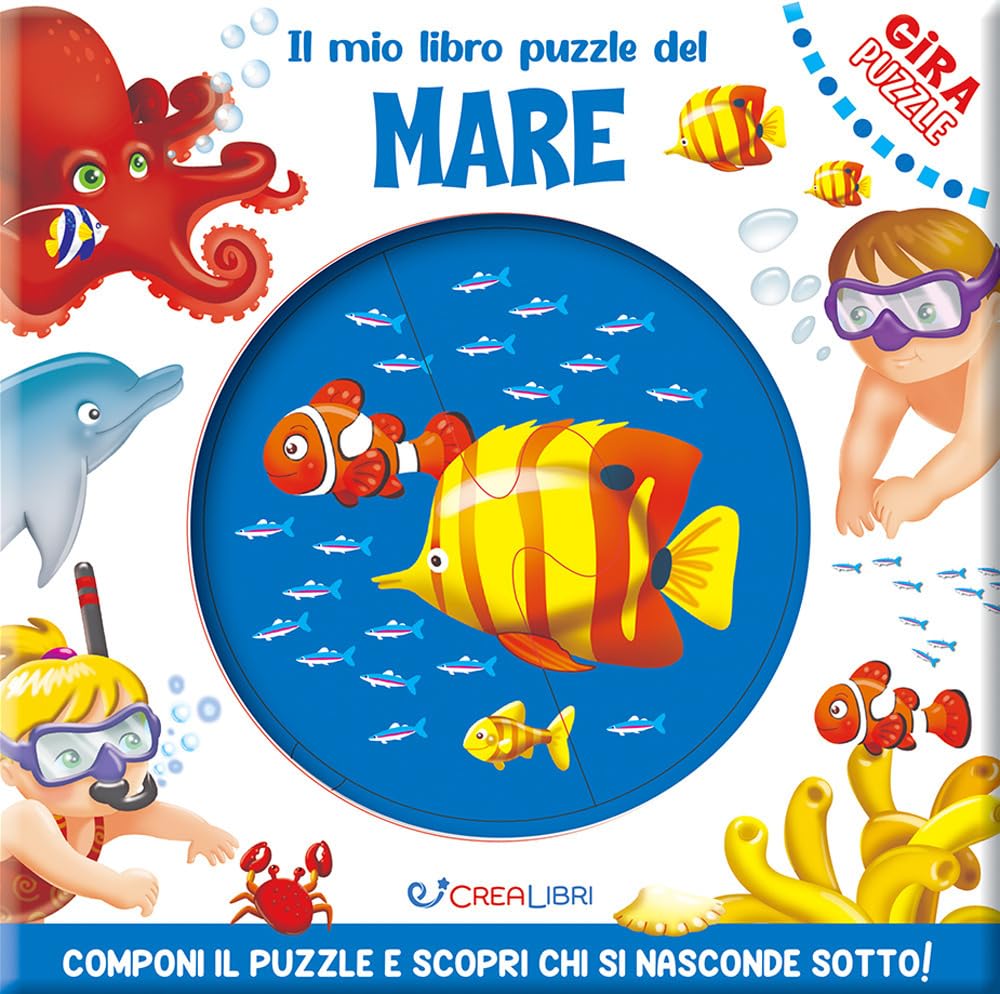 Il mio libro puzzle del mare. Gira puzzle. Ediz. a colori book