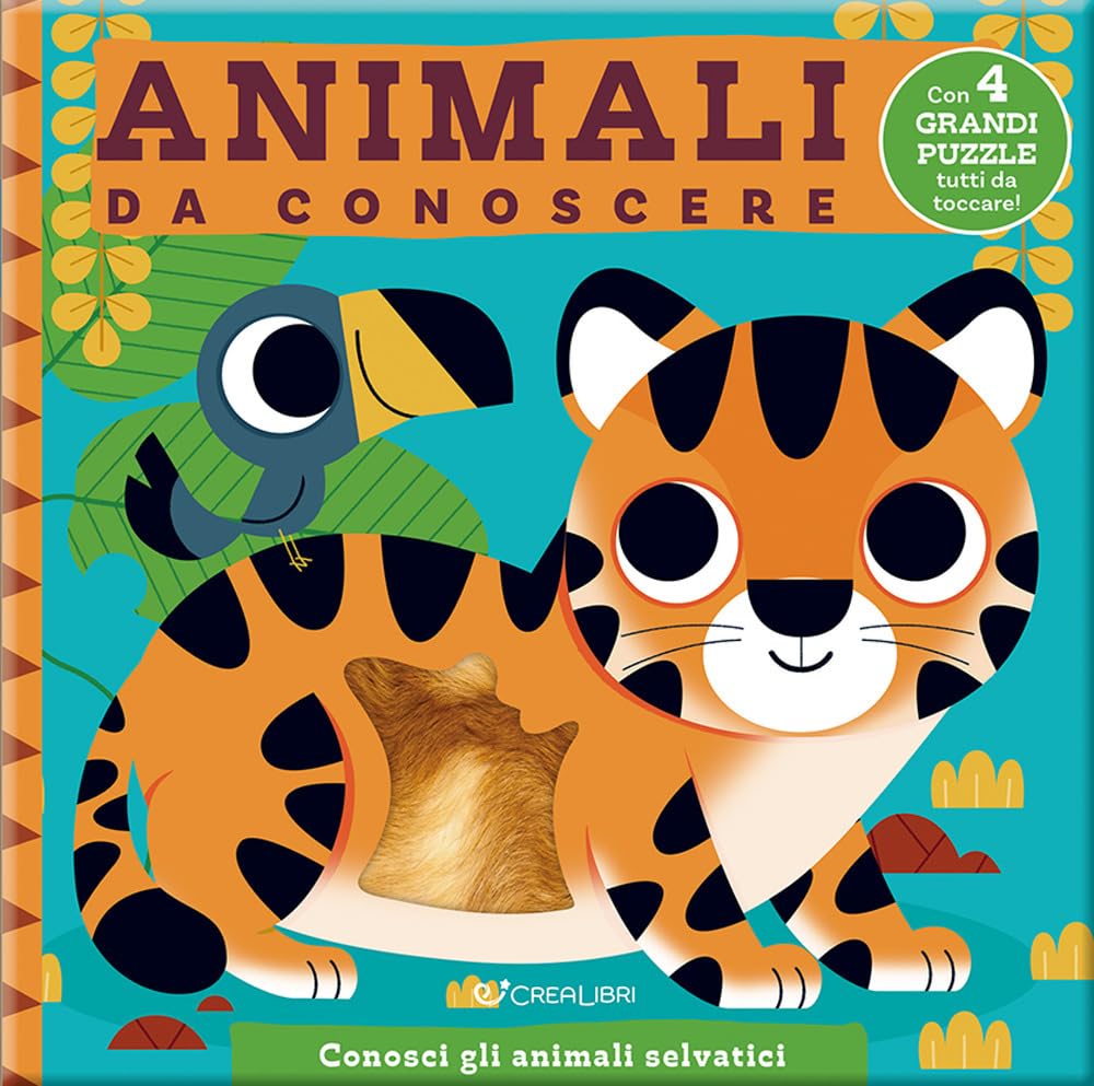 Animali da conoscere. Accarezza puzzle book