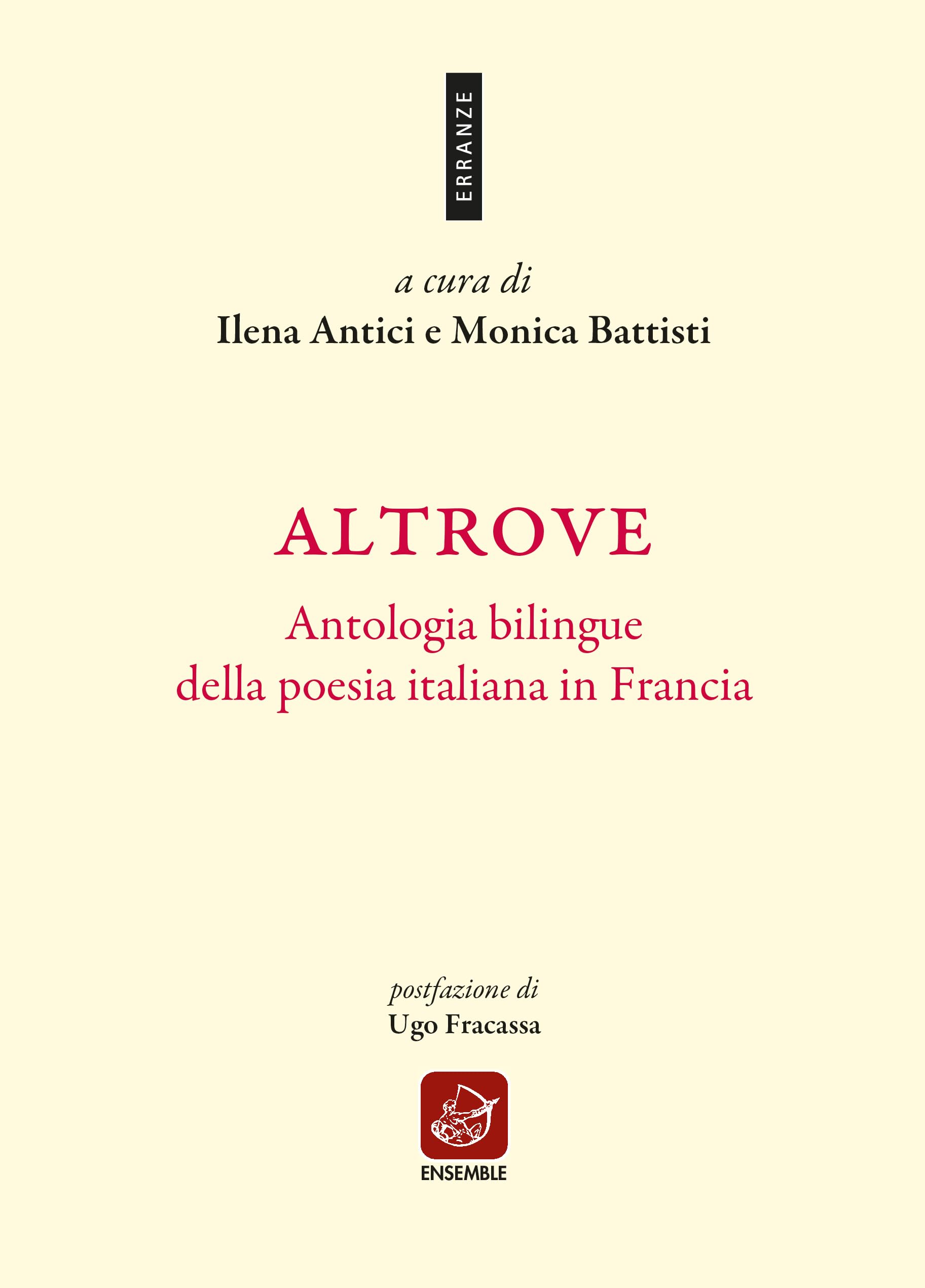 Altrove. Antologia bilingue della poesia italiana in Francia book