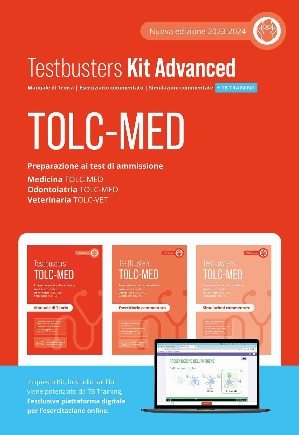 TOLC-MED. Test Medicina 2024/2025. Kit advanced. Con Simulatore Testbusters Medicine