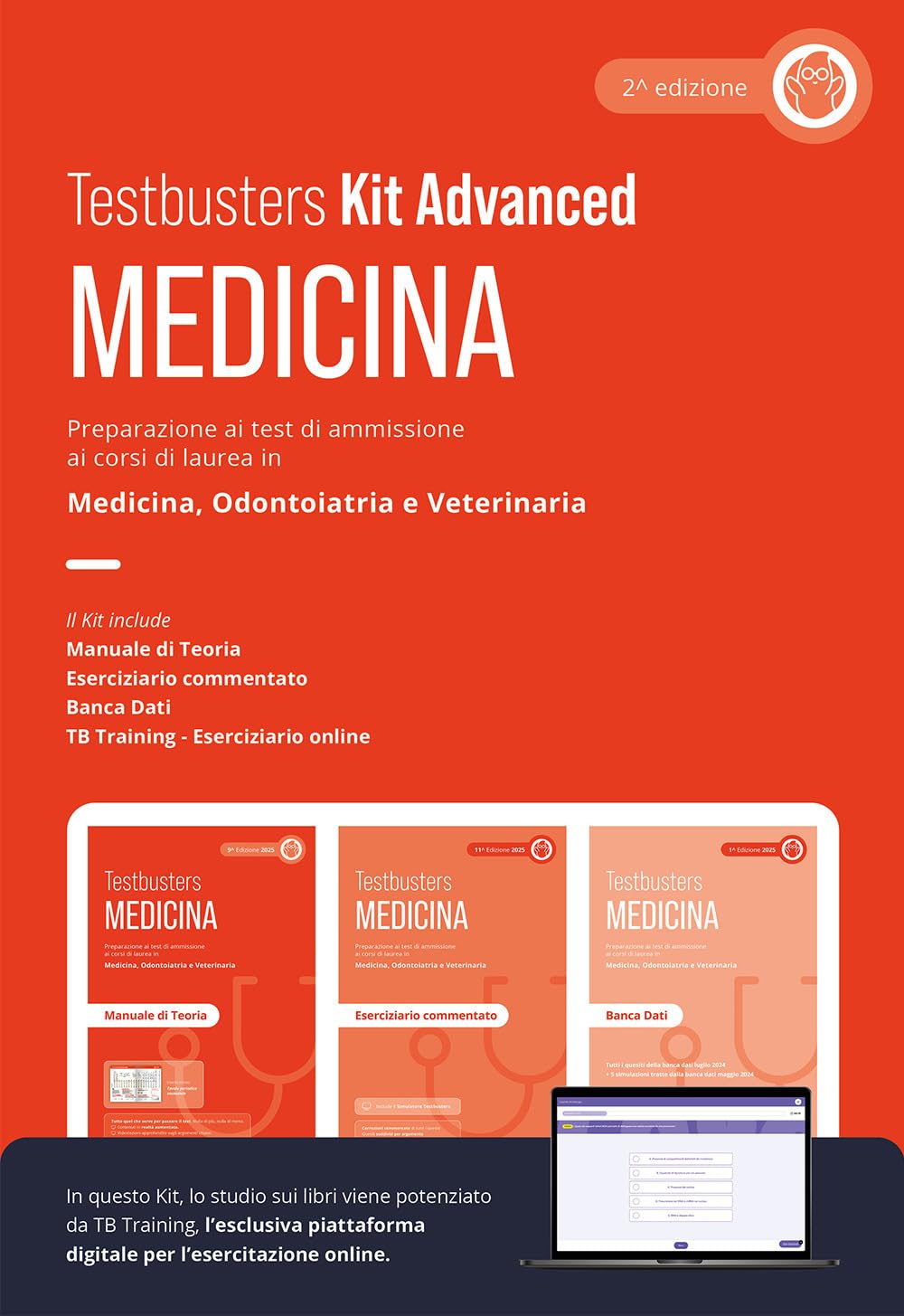 Testbusters Test di Medicina 2025 - Kit Advanced. Con Simulatore Testbusters book