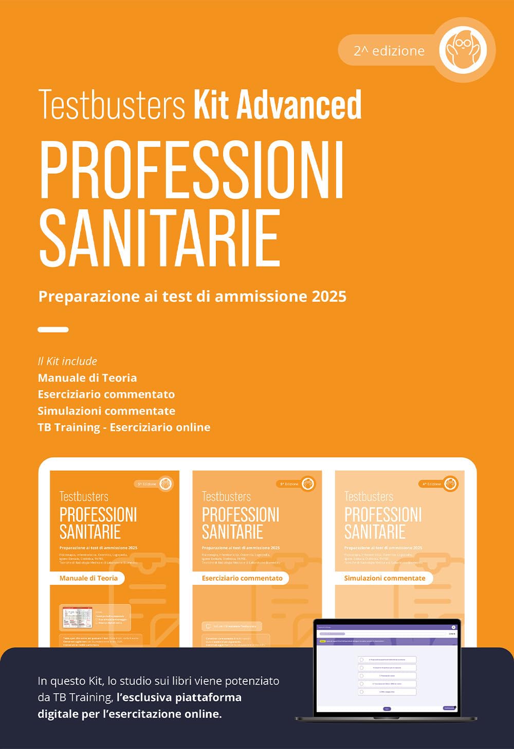 Testbusters Professioni Sanitarie 2025 - Kit Advanced. Con Simulatore Testbusters book
