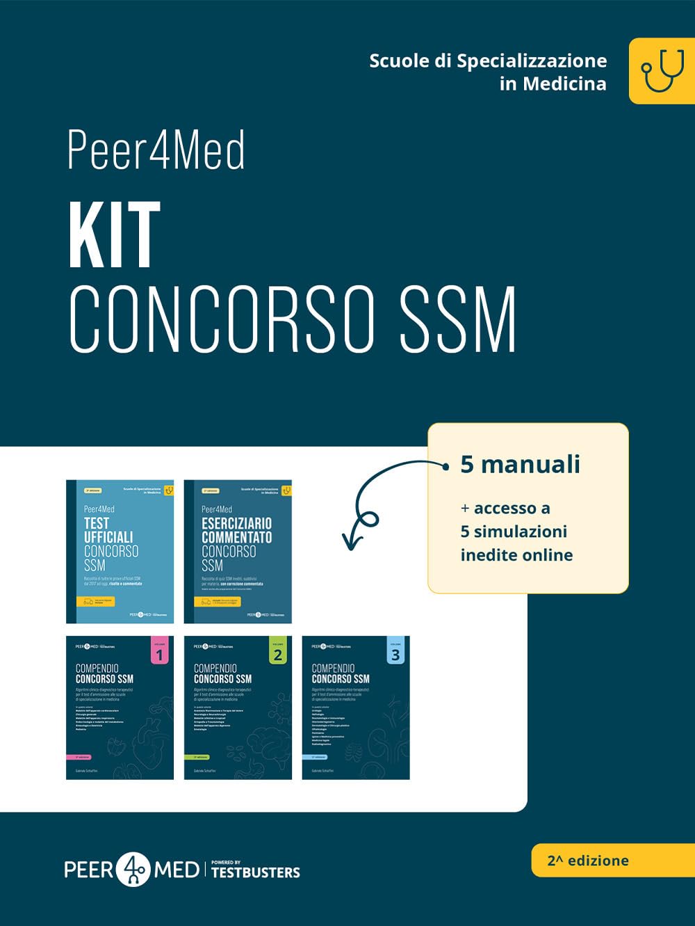 Peer4Med. Kit basic per preparazione del Concorso SSM per l'accesso alle Scuole di Specializzazione in Medicina book
