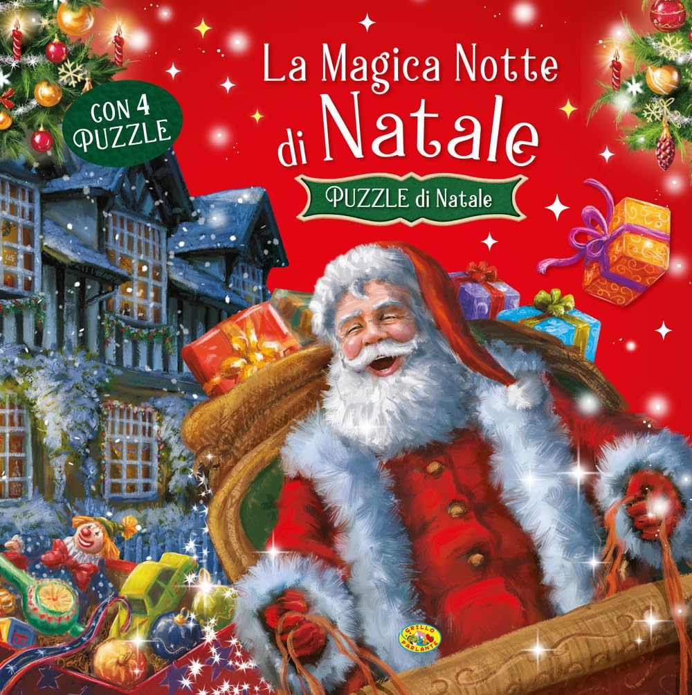 La magica notte di Natale. Ediz. a colori. Con 4 puzzle book