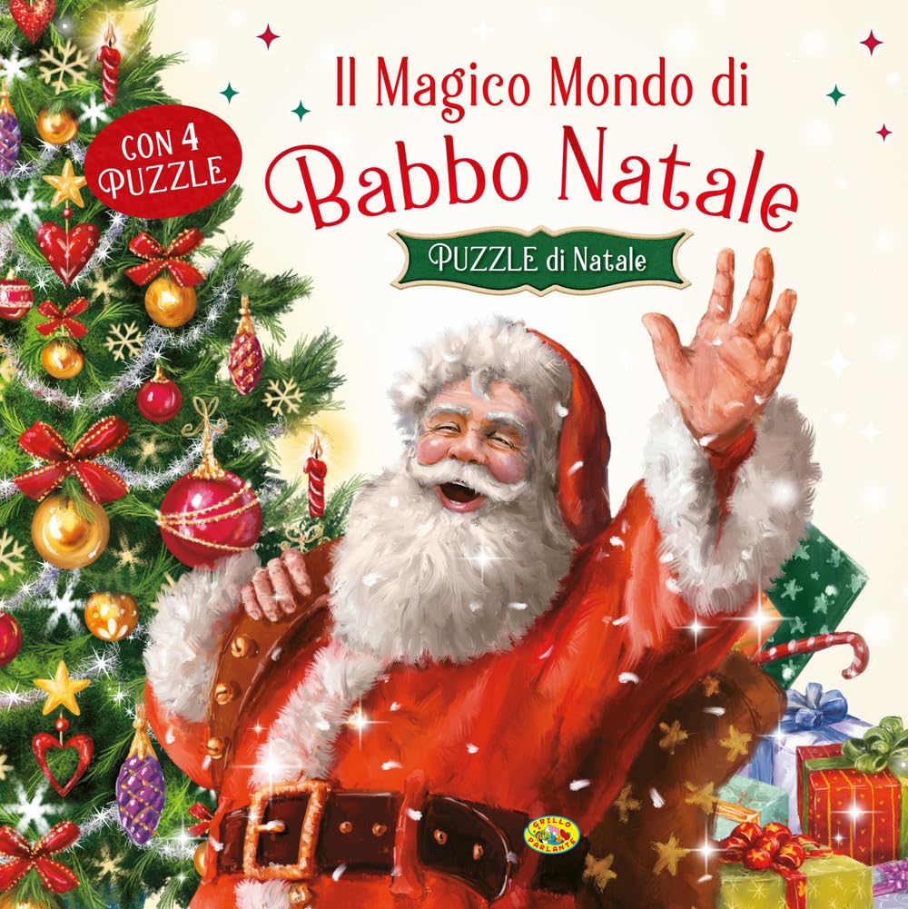 Il magico mondo di Babbo Natale. Puzzle di Natale. Ediz. a colori book