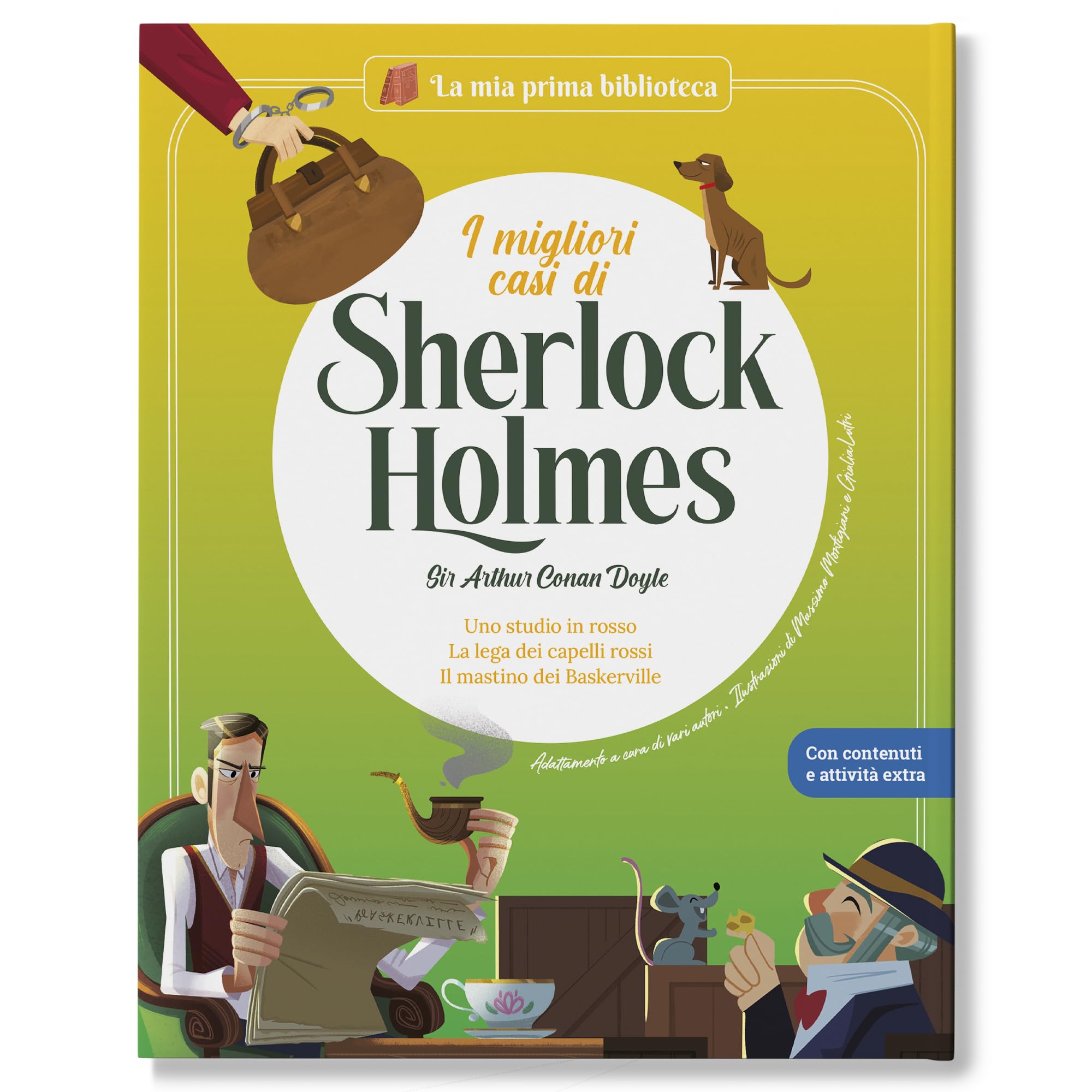 I migliori casi di Sherlock Holmes: Uno studio in rosso-La Lega dei Capelli Rossi-Il mastino dei Baskerville. Ediz. a colori book