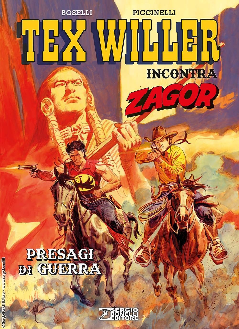 Presagi di guerra. Tex Willer incontra Zagor book