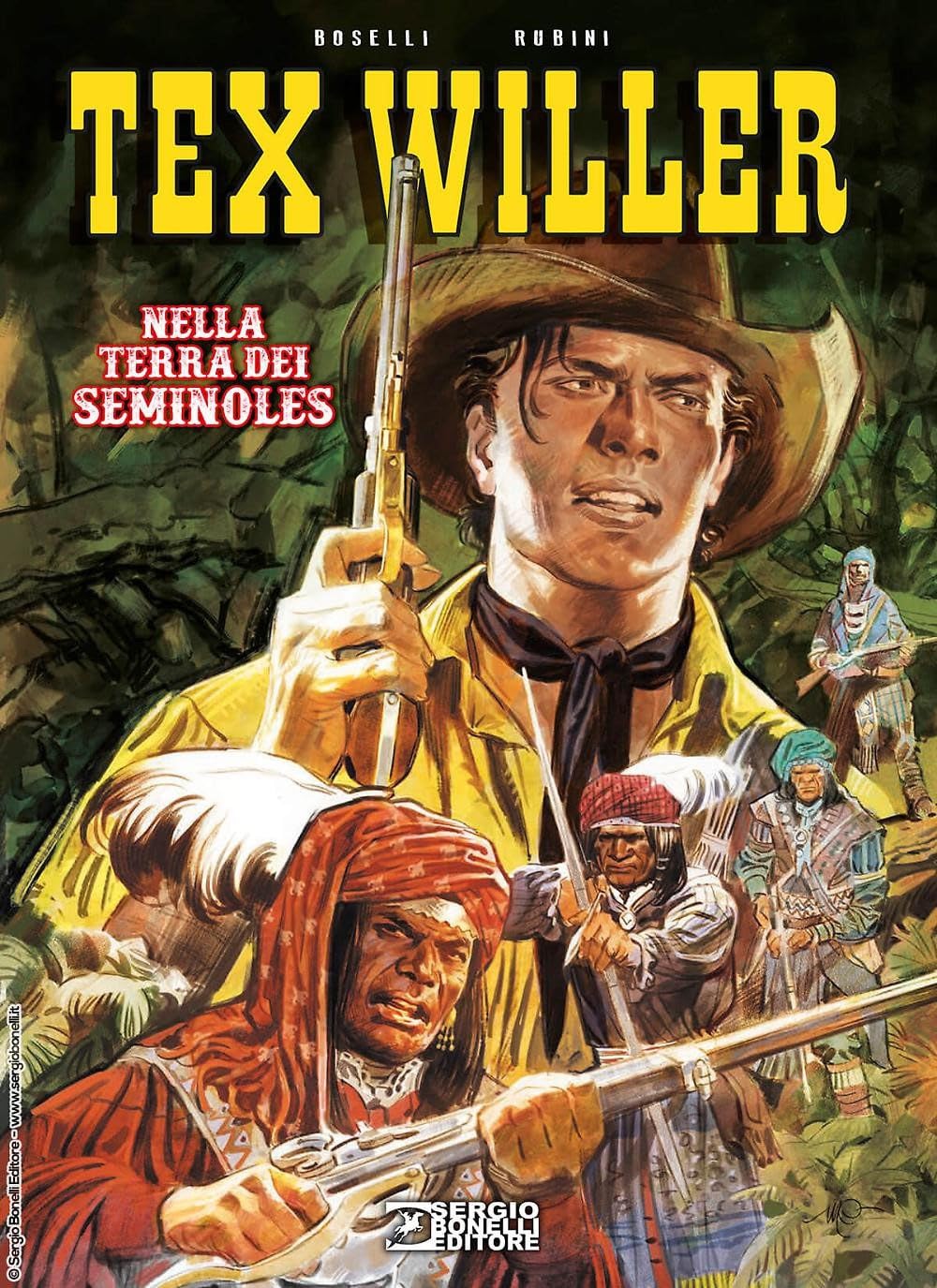 Nella terra dei Seminoles. Tex Willer book