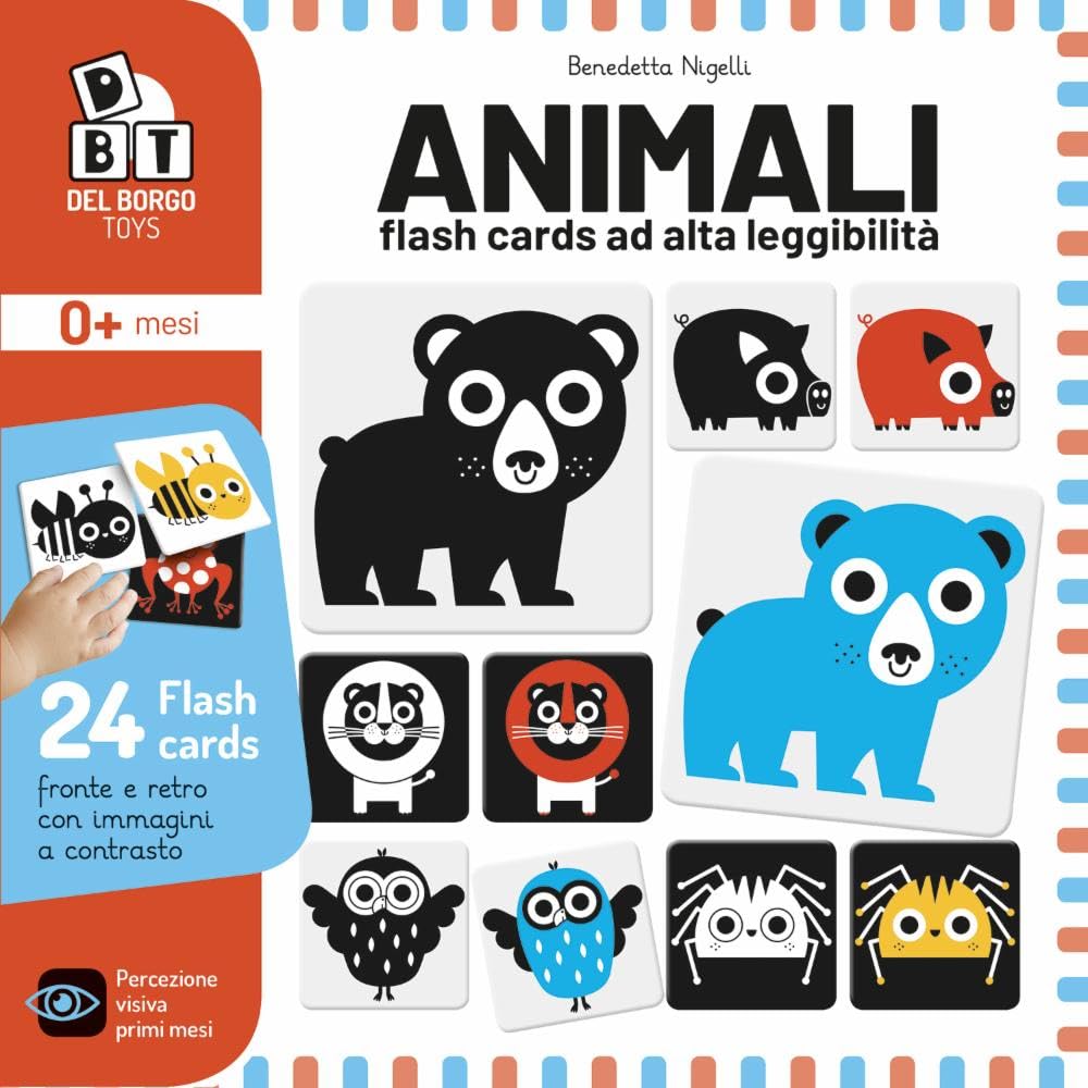 Animali. Flash cards ad alta leggibilità. Ediz. a colori book