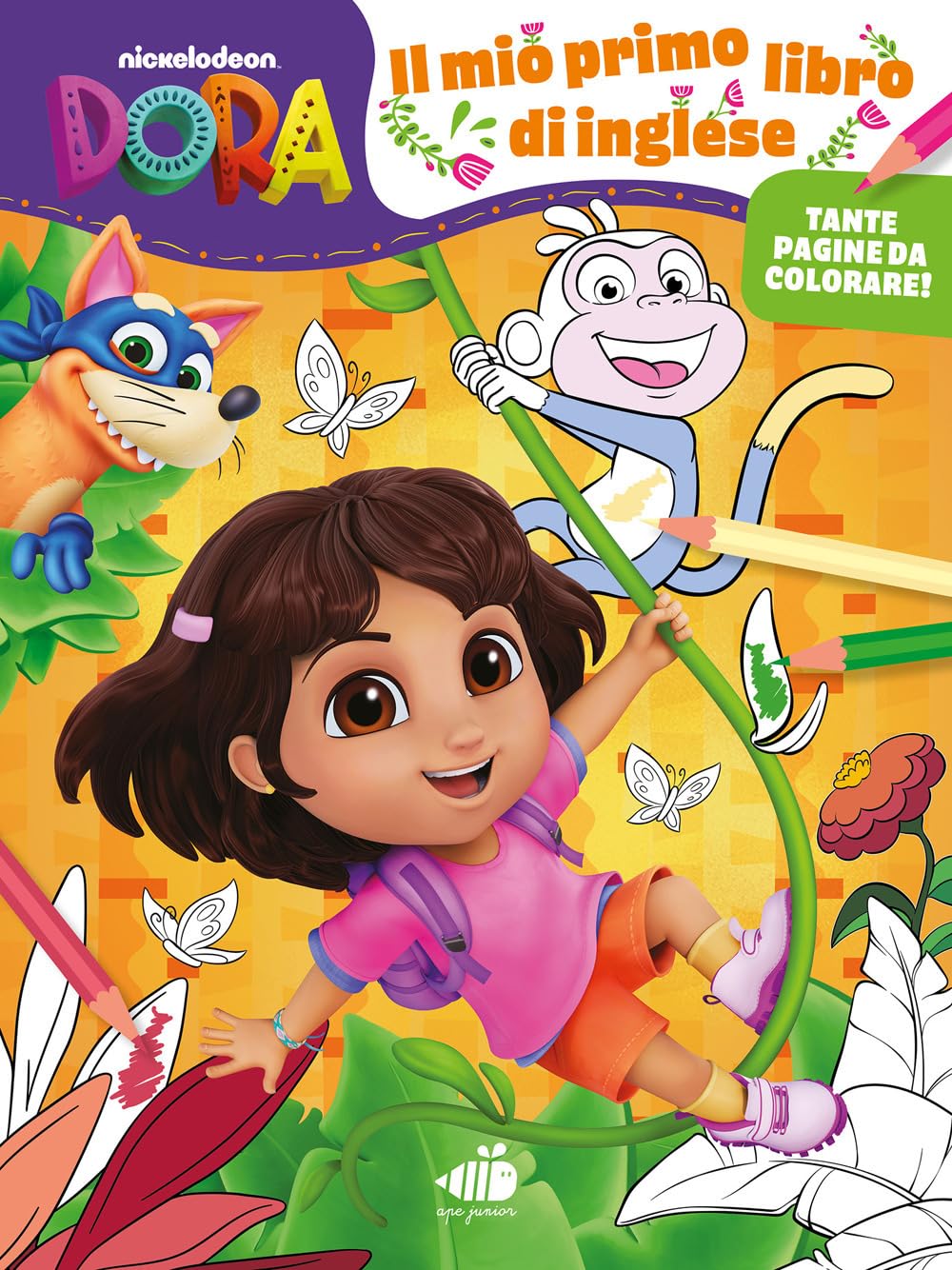 Il mio primo libro di inglese. Dora l'esploratrice. Ediz. a colori book