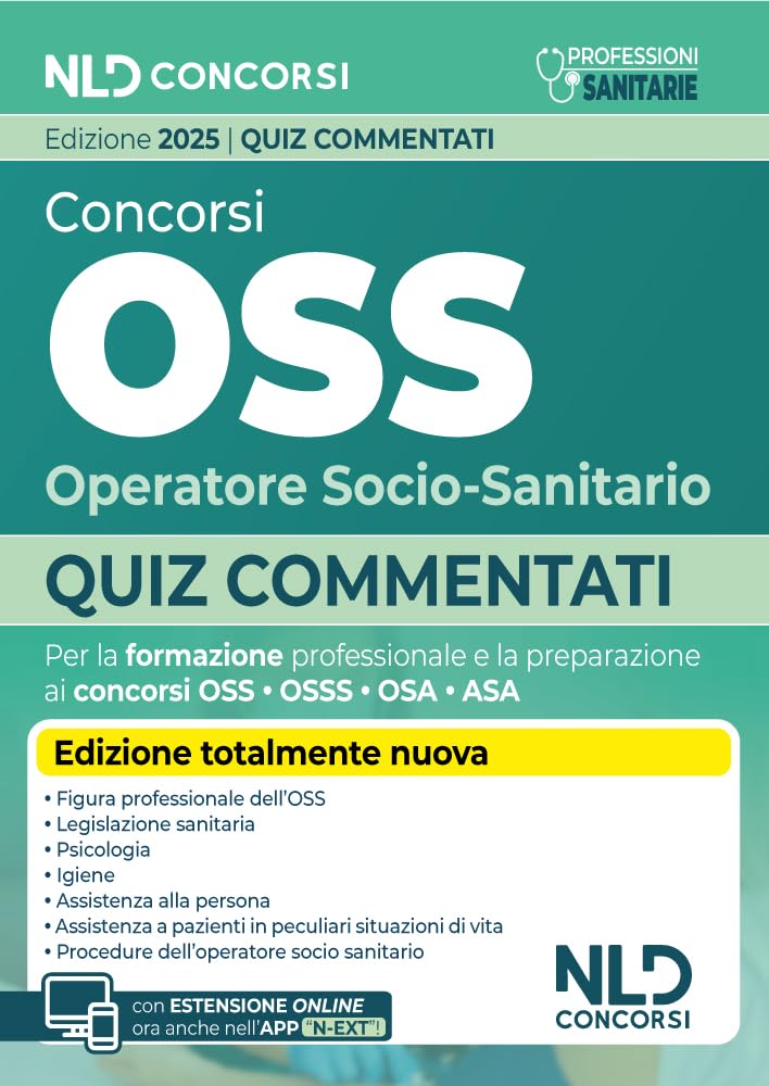 Concorsi OSS Operatore Socio-Sanitario. Quiz commentati per la preparazione al concorso. Con espansione online book