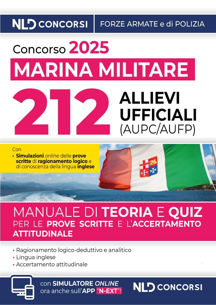 Concorso 212 allievi ufficiali Marina Militare. Con espansione online book