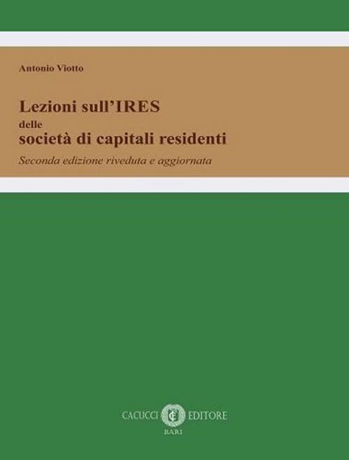 Lezioni sull’IRES delle società di capitali residenti Law