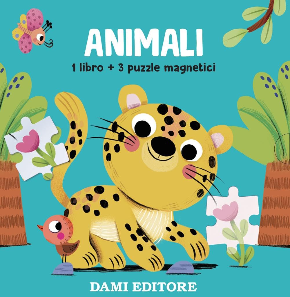 Animali. Libri con puzzle magnetici. Ediz. a colori. Con 3 puzzle book
