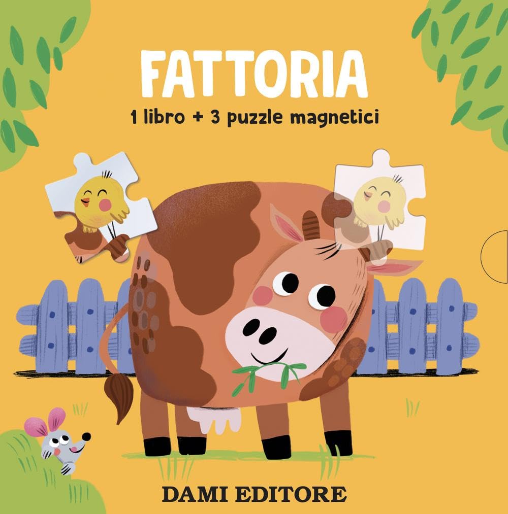Fattoria. Libri con puzzle magnetici. Ediz. a colori. Con 3 puzzle book