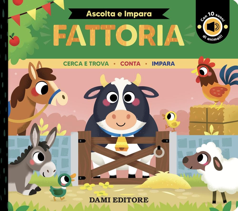Fattoria. Cerca e trova. Conta. Impara. Ediz. a colori book