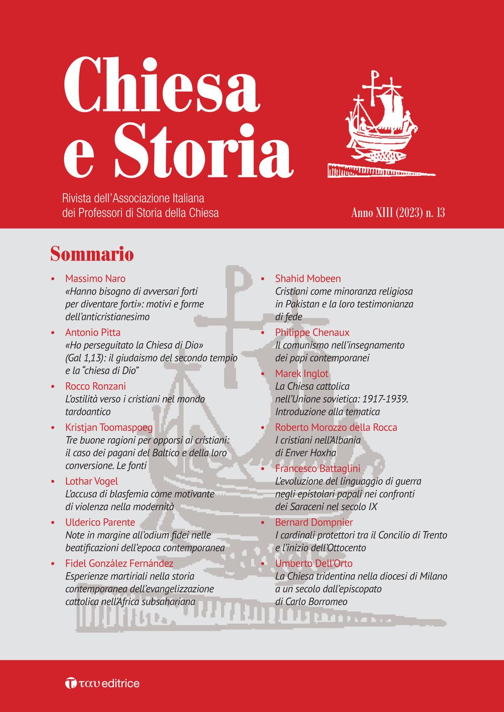 Chiesa e storia. Rivista dell’Associazione Italiana dei Professori di Storia della Chiesa (2023) (Vol. 13) Philosophy