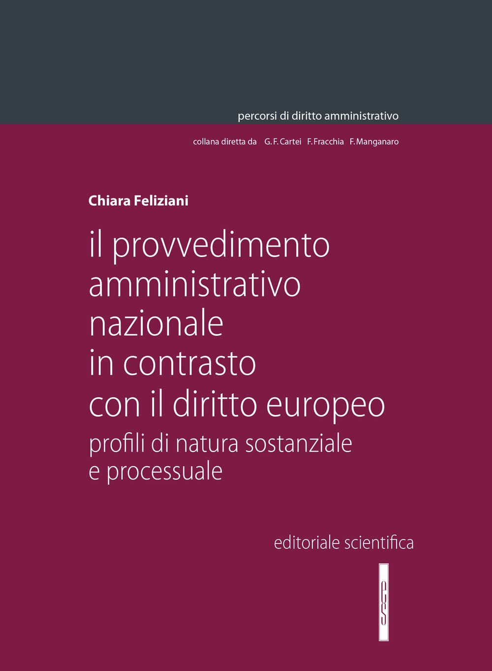 Il provvedimento amministrativo nazionale in contrasto con il diritto europeo. Profili di natura sostanziale e processuale book