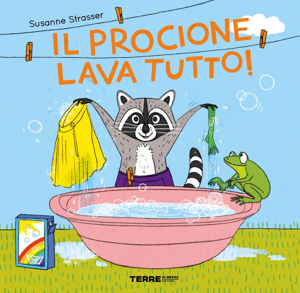 Il procione lava tutto! Ediz. a colori book