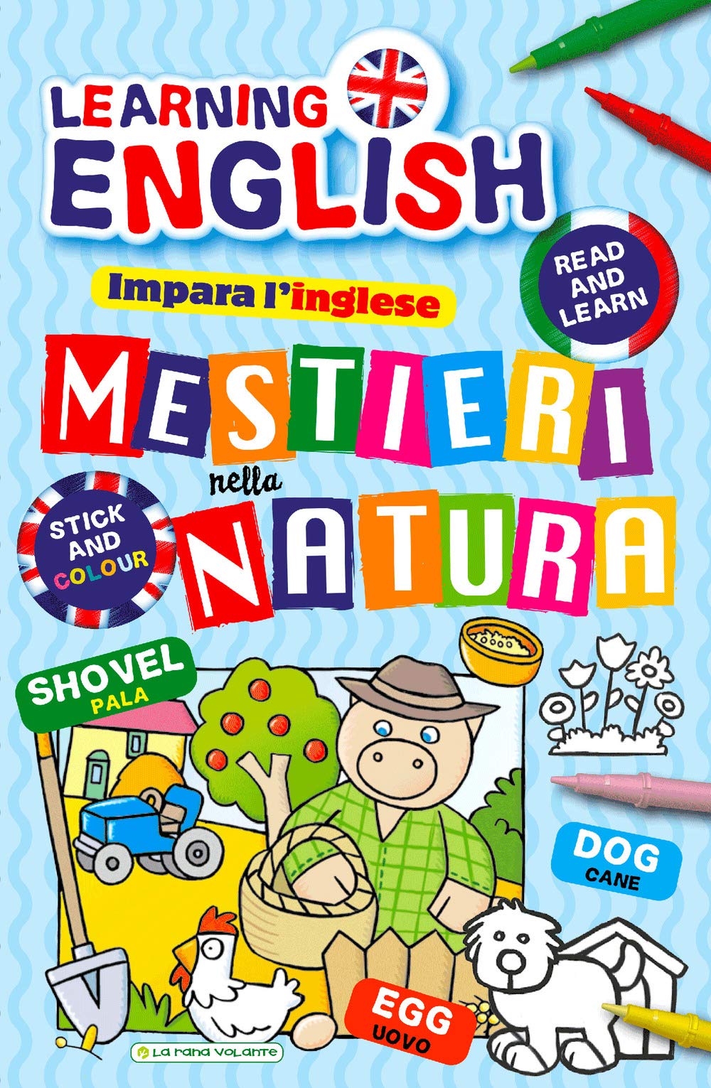 Mestieri nella natura. Impara l'inglese con i mestieri. Con adesivi book