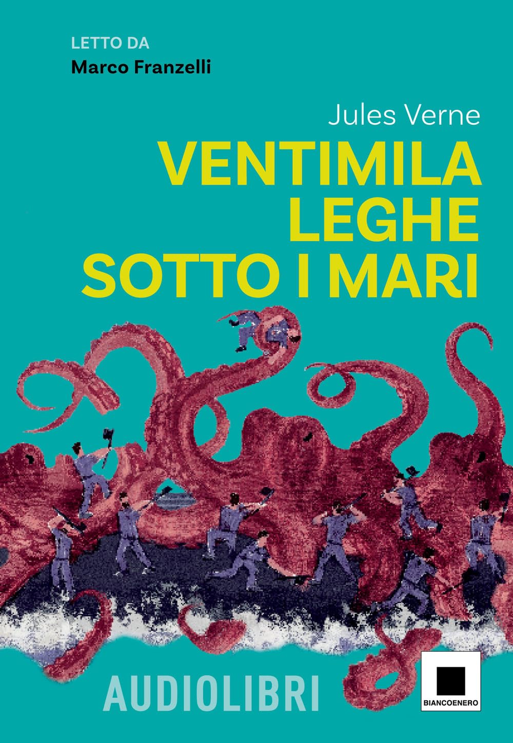 Ventimila leghe sotto i mari letto da Marco Franzelli. Con QR Code book