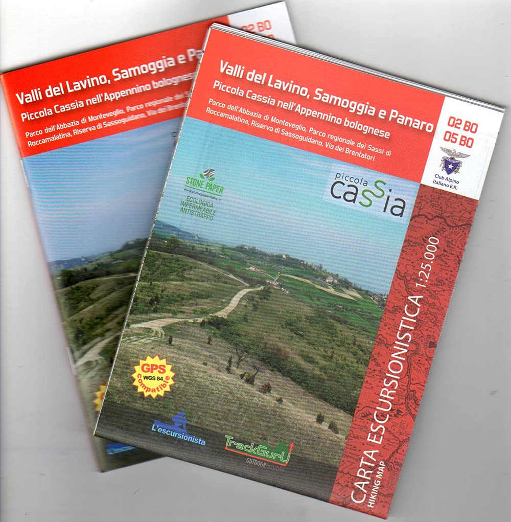 Valli Del Lavino, Samoggia e Panaro. Piccola Cassia nell'Appennino bolognese. Con carta escursionistica 1:25000 book