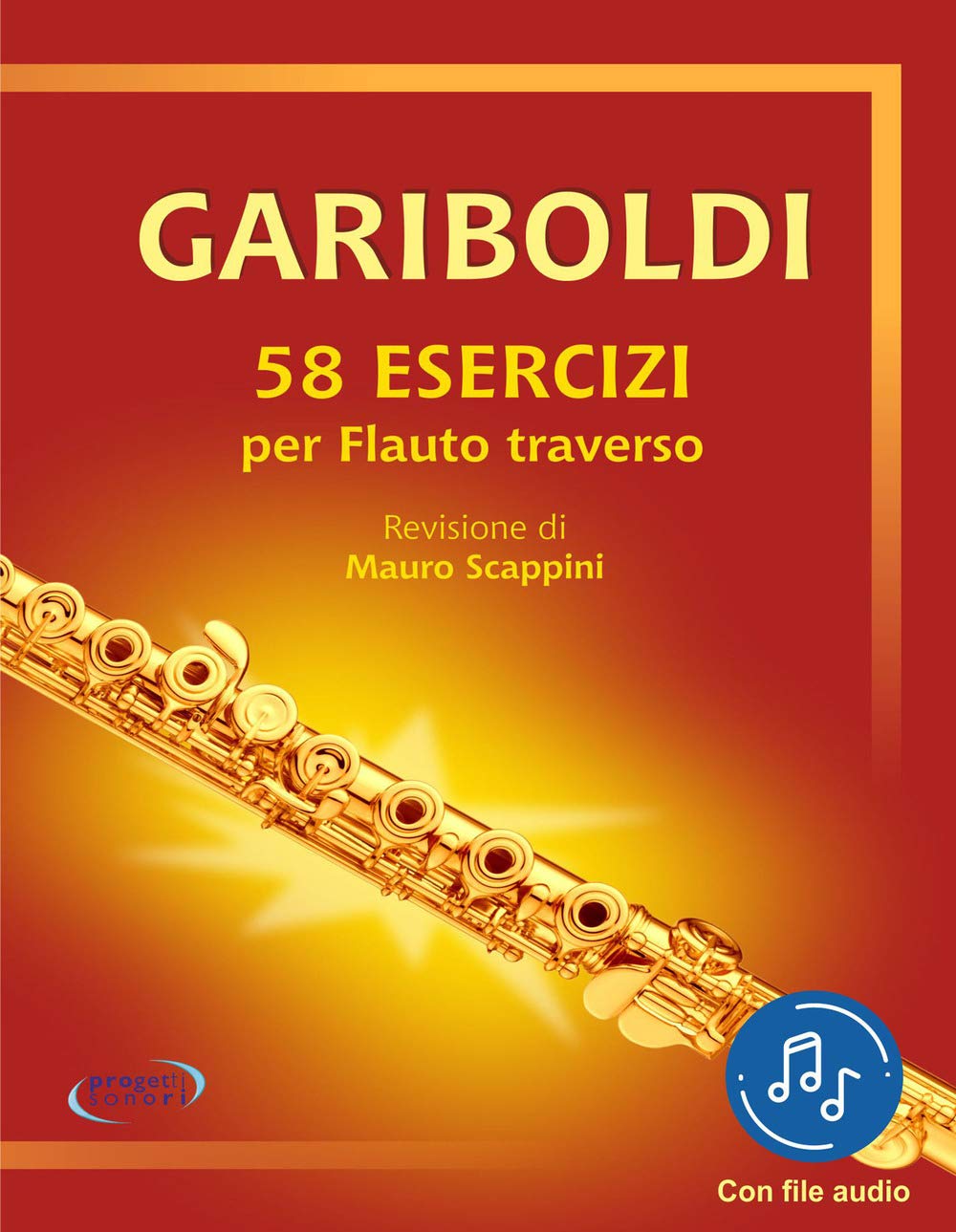 Gariboldi. 58 esercizi per Flauto traverso. Con file audio in streaming book