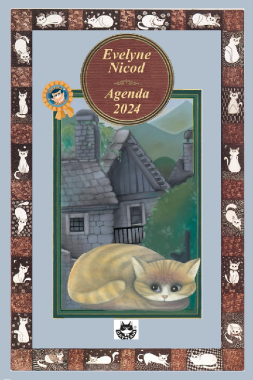 Agenda mensile gatti 2024 book