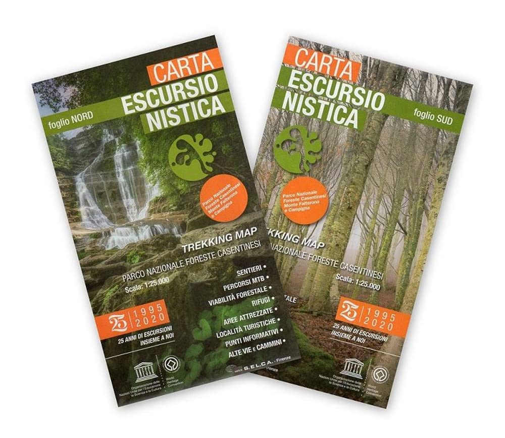 Parco Nazionale Foreste Casentinesi, Monte Falterona e Campigna. Carta escursionisticha 1:25.000 book