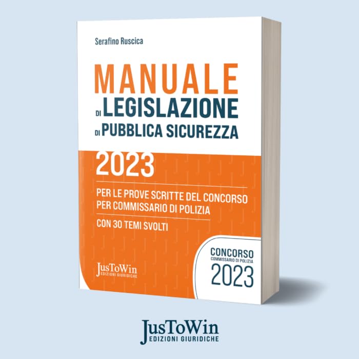 Manuale della legislazione di pubblica sicurezza book