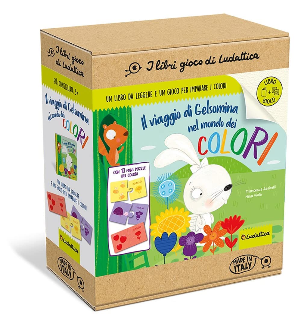 Il viaggio di Gelsomina nel mondo dei colori. Ediz. a colori. Con gioco di associazione logica sagomato book