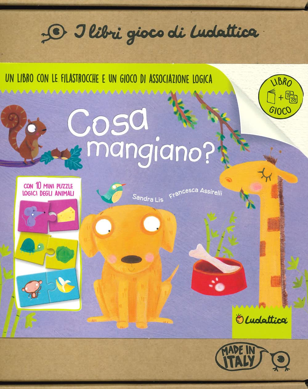 Cosa mangiano? Ediz. a colori. Con 10 mini puzzle book