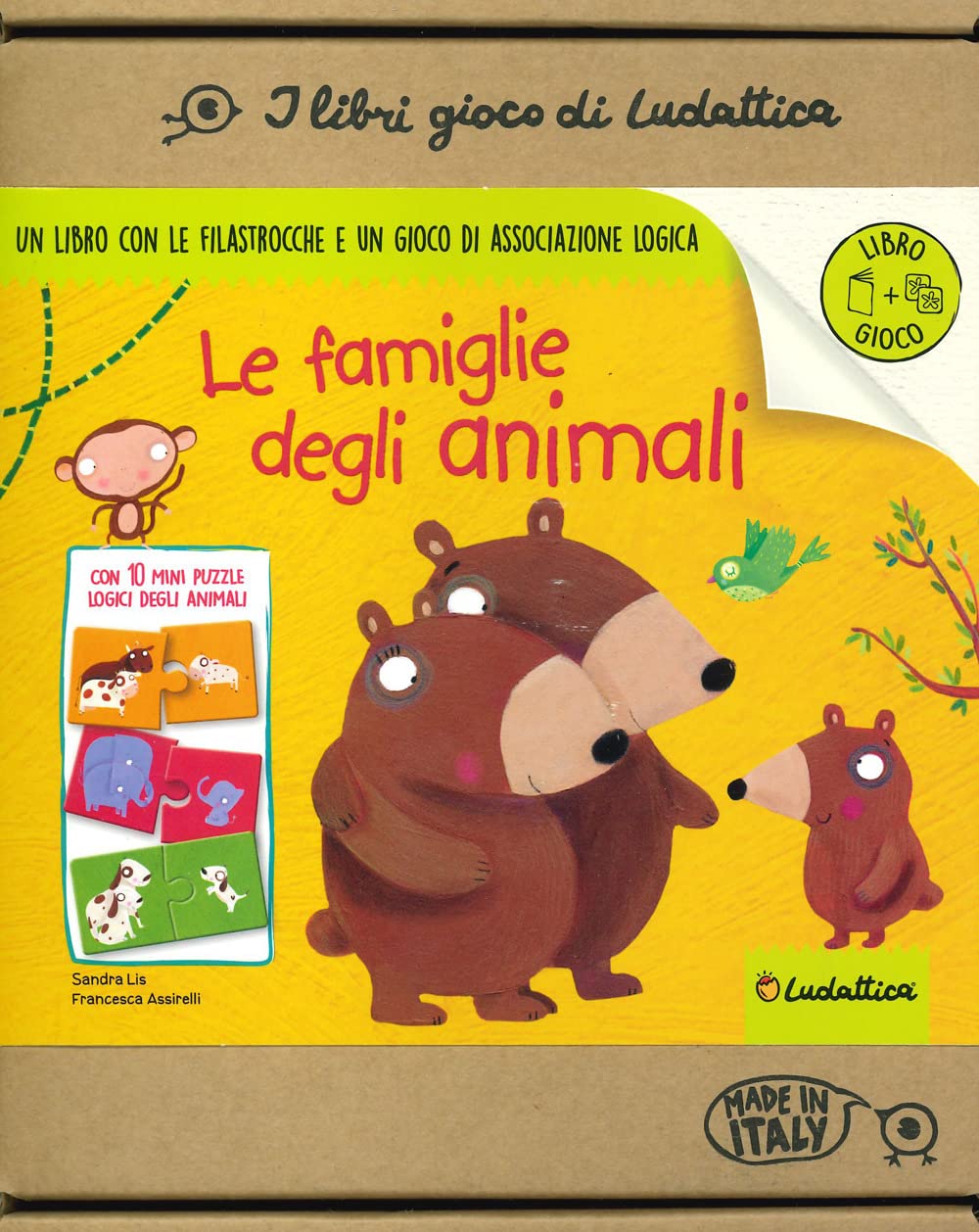 Le famiglie degli animali. Ediz. a colori. Con 10 mini puzzle book