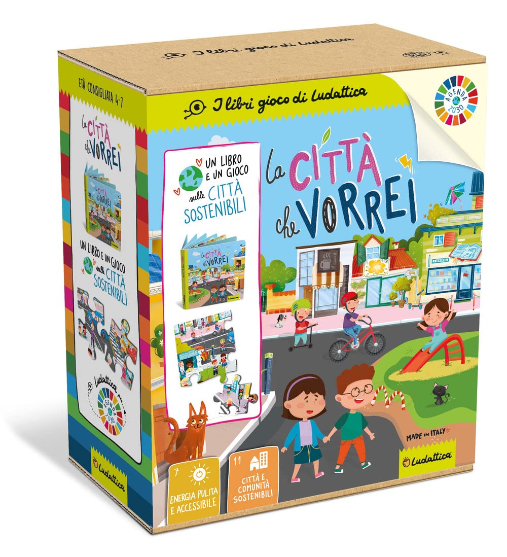 La città che vorrei. Agenda 2030. Ediz. a colori. Con puzzle book