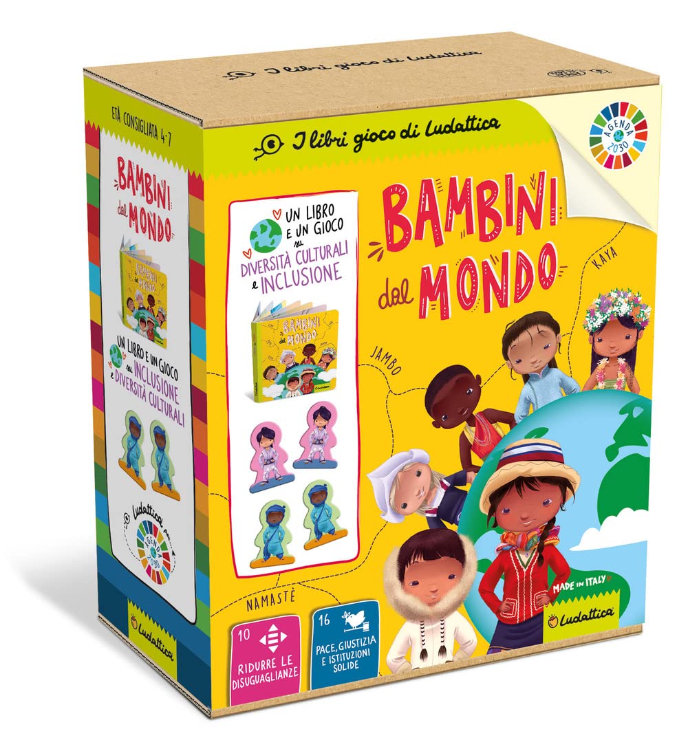 Bambini dal mondo. Agenda 2030. Ediz. a colori. Con 24 tessere sagomate book