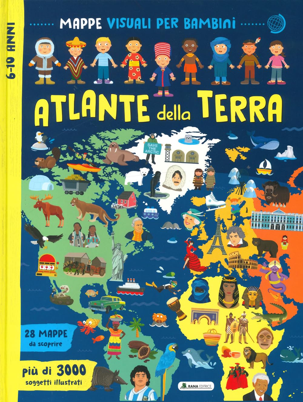 Atlante della Terra. Mappe visuali per bambini. Ediz. a colori book