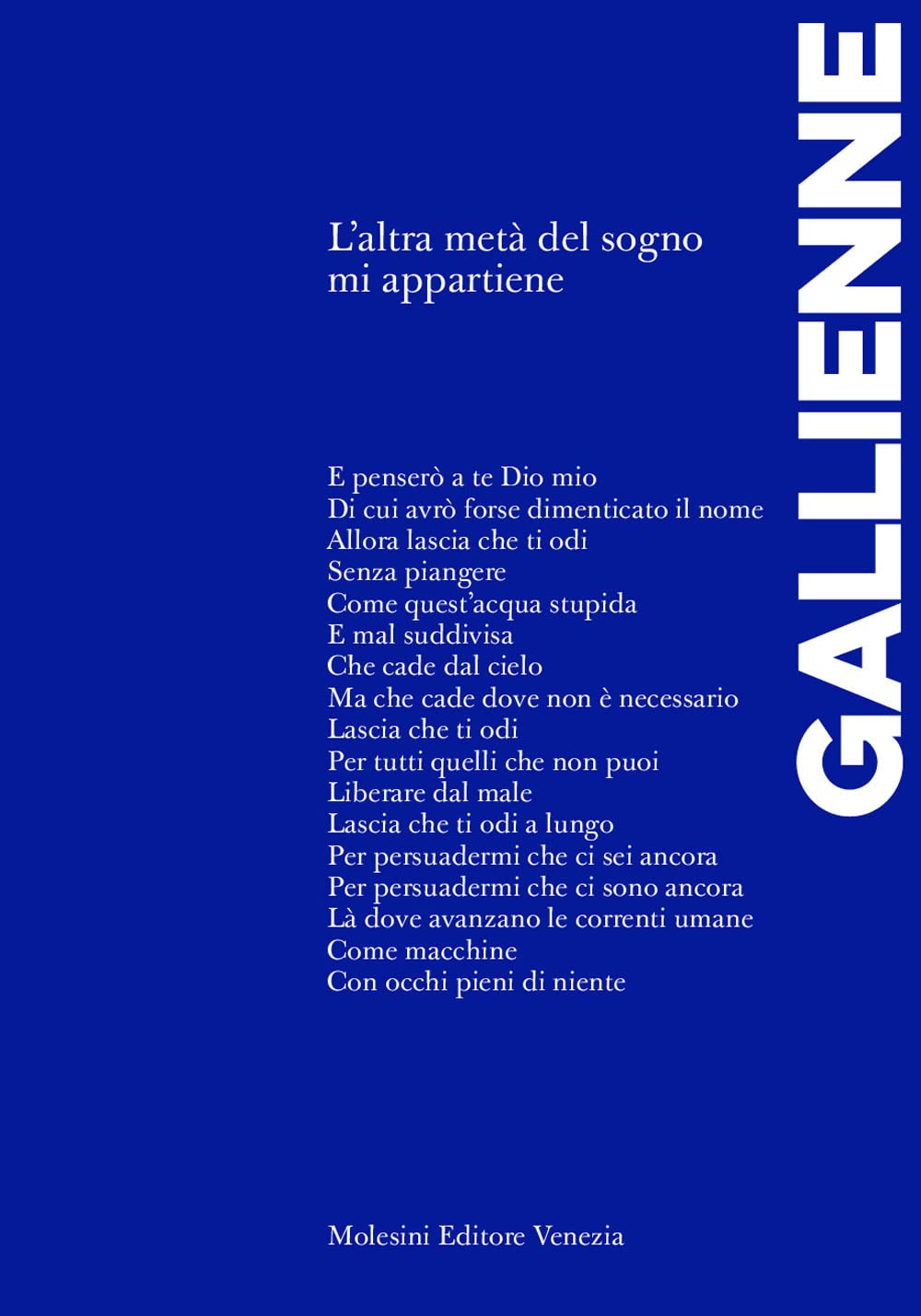 L' altra metà del sogno mi appartiene Poetry