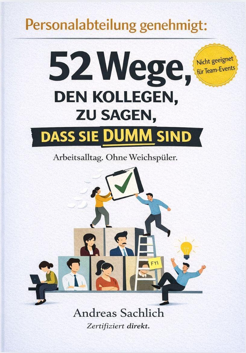 VON PERSONALABTEILUNG GENEHMIGT: 52 WEGE, DEINEN KOLLEGEN ZU SAGEN, DASS SIE DUMM SIND Lifestyle