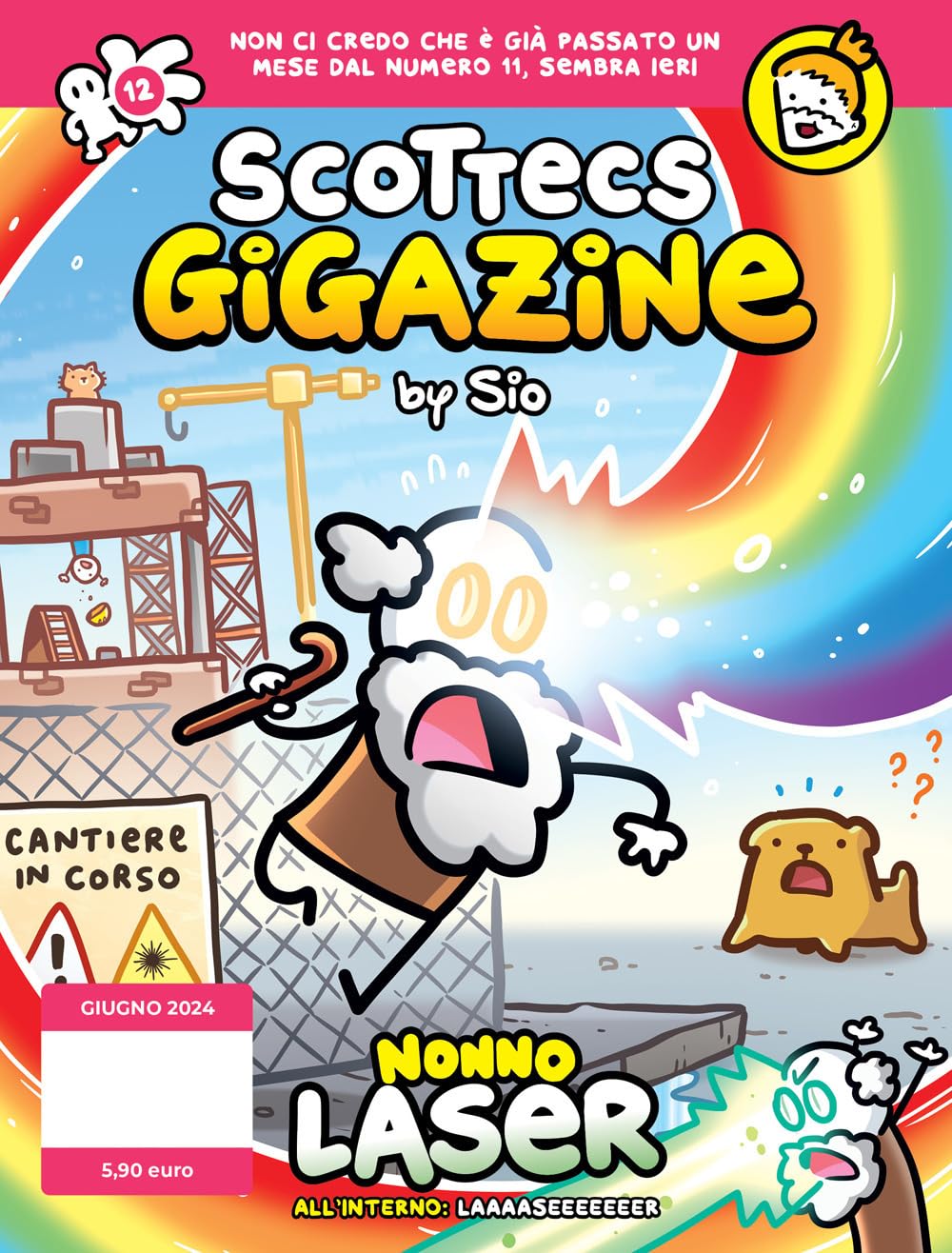 Scottecs Gigazine (Titolo venduto esclusivamente su Amazon, nelle fumetterie e in edicola). Nonno Laser (Vol. 12) Books