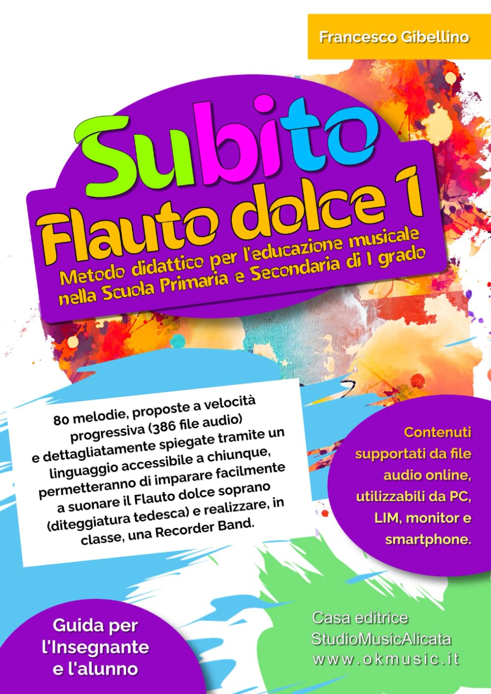 SUBITO FLAUTO DOLCE VOL.1 – METODO DIDATTICO PER L’EDUCAZIONE MUSICALE NELLA SCUOLA PRIMARIA E SECONDARIA DI I GRADO: 80 melodie, proposte a velocità ... tramite un linguaggio accessibile a chiunque Professional & Reference Books