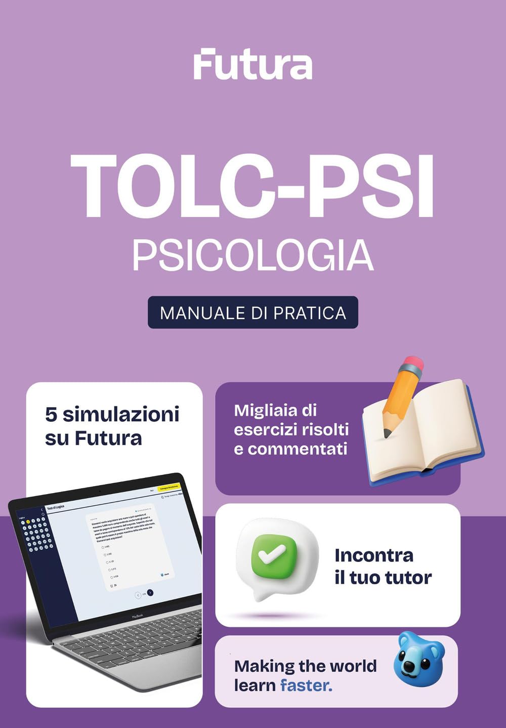 Futura. TOLC-PSI. Psicologia. Manuale di pratica book