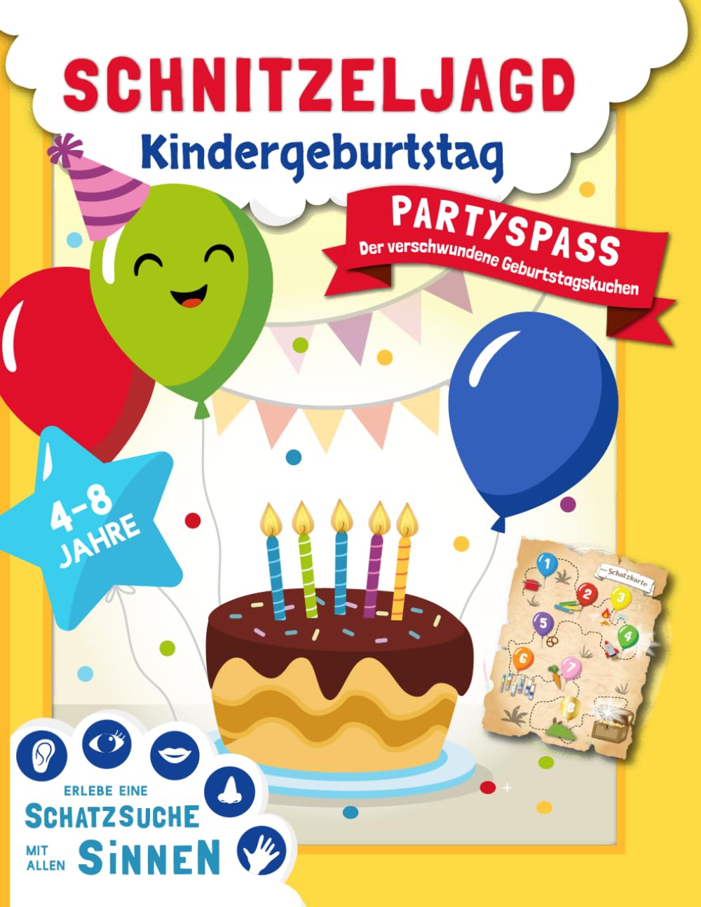 Schnitzeljagd – Der Partyspaß: Die Schatzsuche zum Sofort-Loslegen mit kreativen Spielen, Rätseln und Experimenten für drinnen und draußen – erlebe einen unvergesslichen Kindergeburtstag Film, Art & Culture