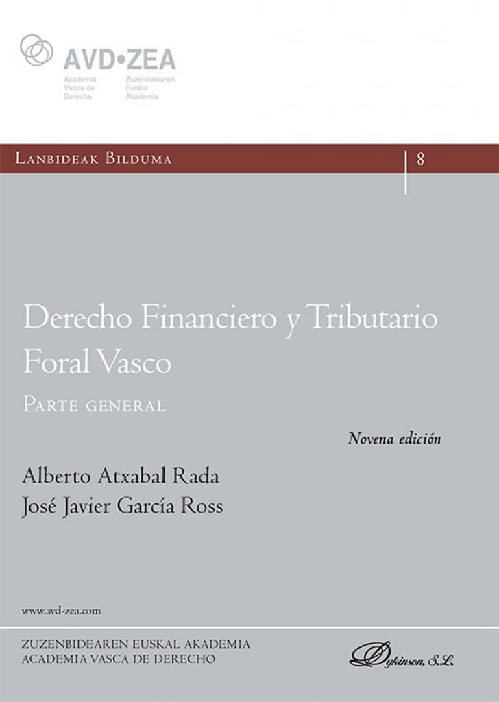 Derecho Financiero y Tributario Foral Vasco. Parte general book