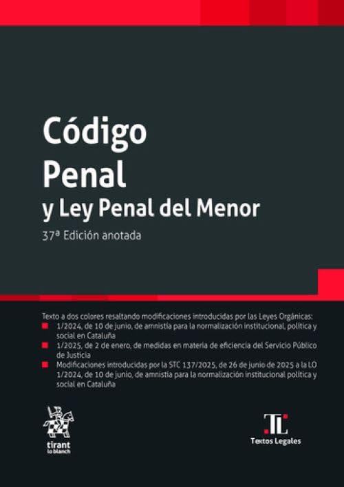 Código penal y ley penal del menor 37ª Edición book