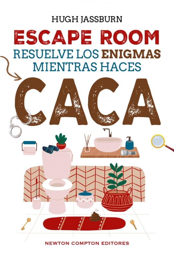 Escape Room. Resuelve los enigmas mientras haces caca book