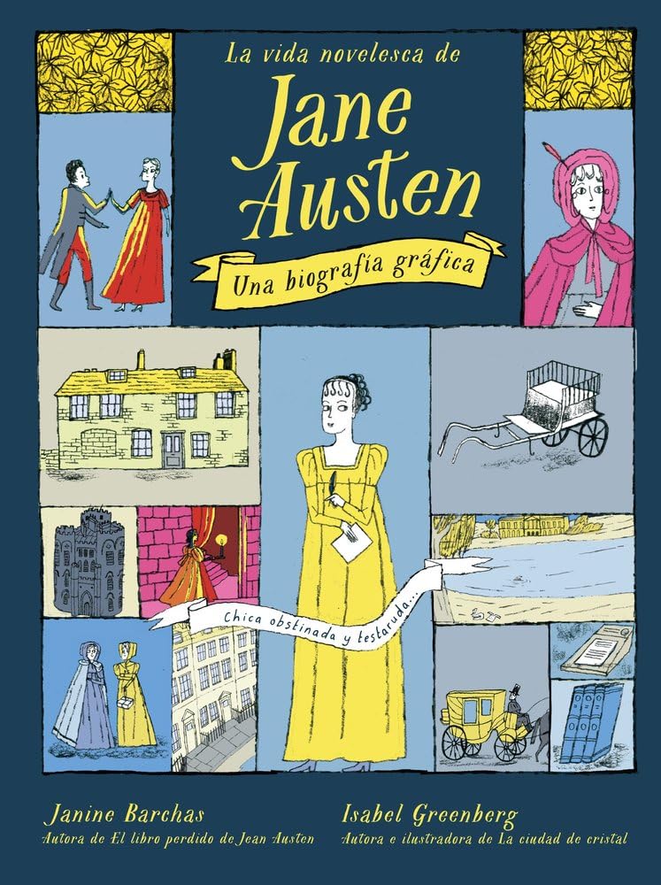 La vida novelesca de Jane Austen: Una biografía gráfica (El Chico Amarillo) Manga