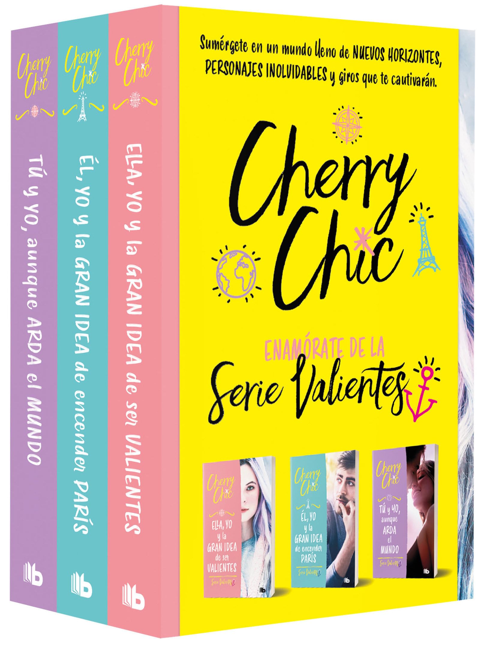 Pack Valientes/ Brave Trilogy Pack: Ella, Yo Y La Gran Idea De Ser Valientes, Él, Yo Y La Gran Idea De Encender París, Tú Y Yo, Aunque Arda El Mundo book