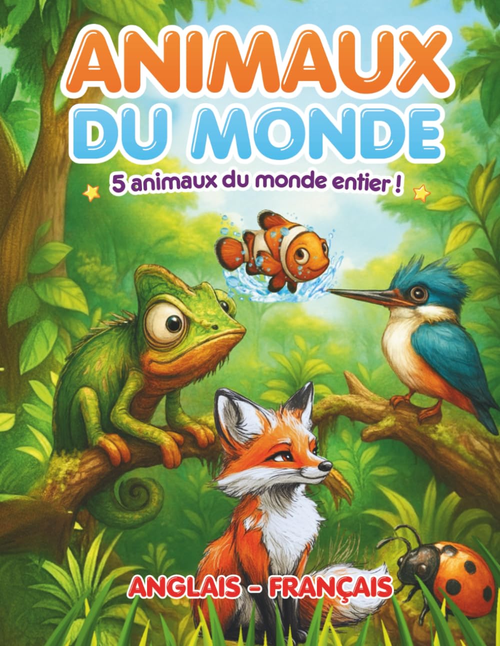 Animaux du monde: 5 animaux du monde entier ! book